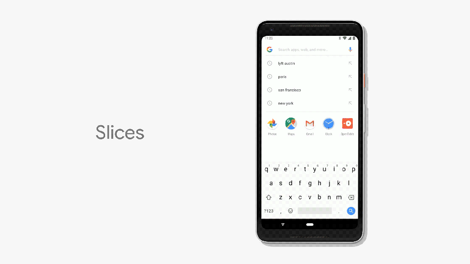 Android P Slices. (Bild: Google)