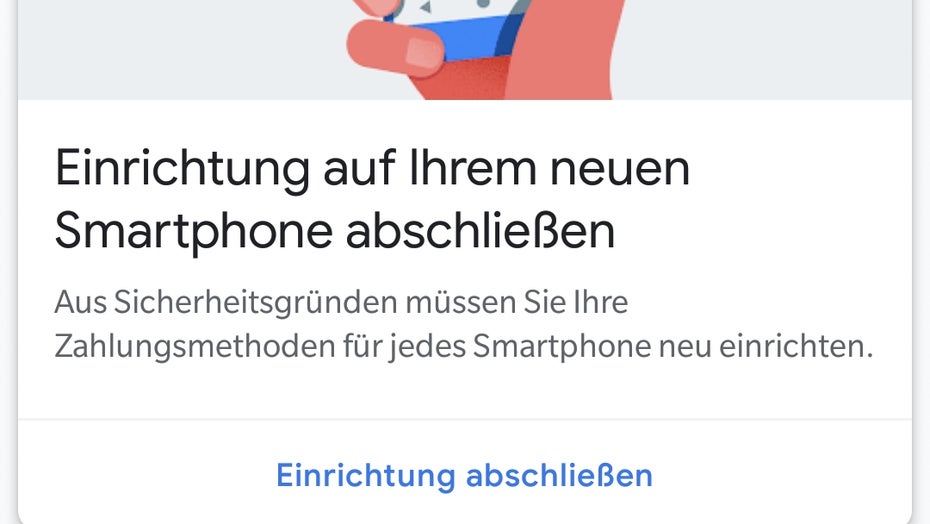 Die Startseite: Ein Blick in die Google-Pay-App.  (Screenshot: t3n.de)