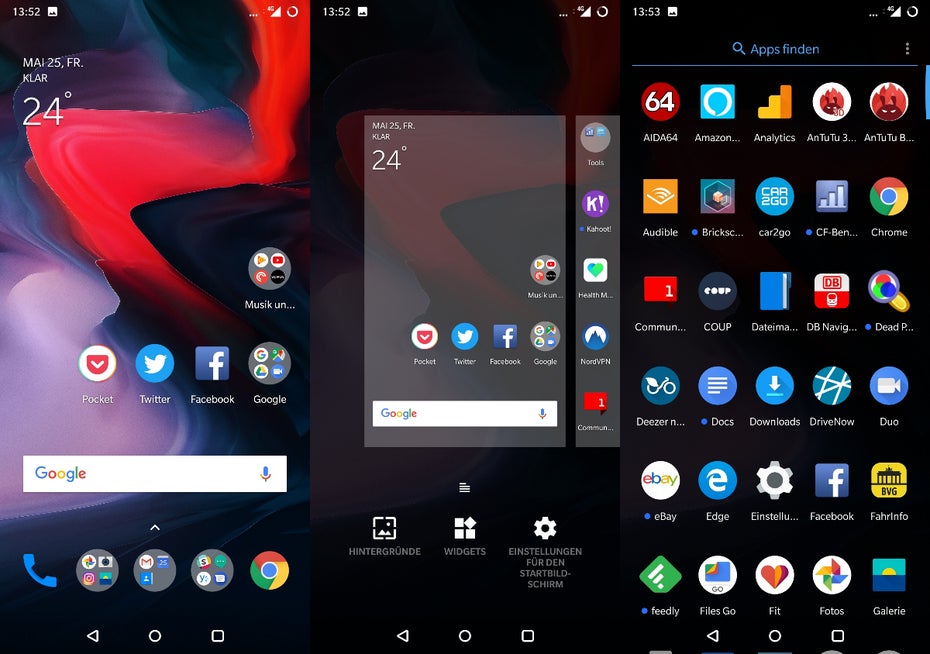 OxygenOS auf dem Oneplus 6. (Bild: t3n.de)
