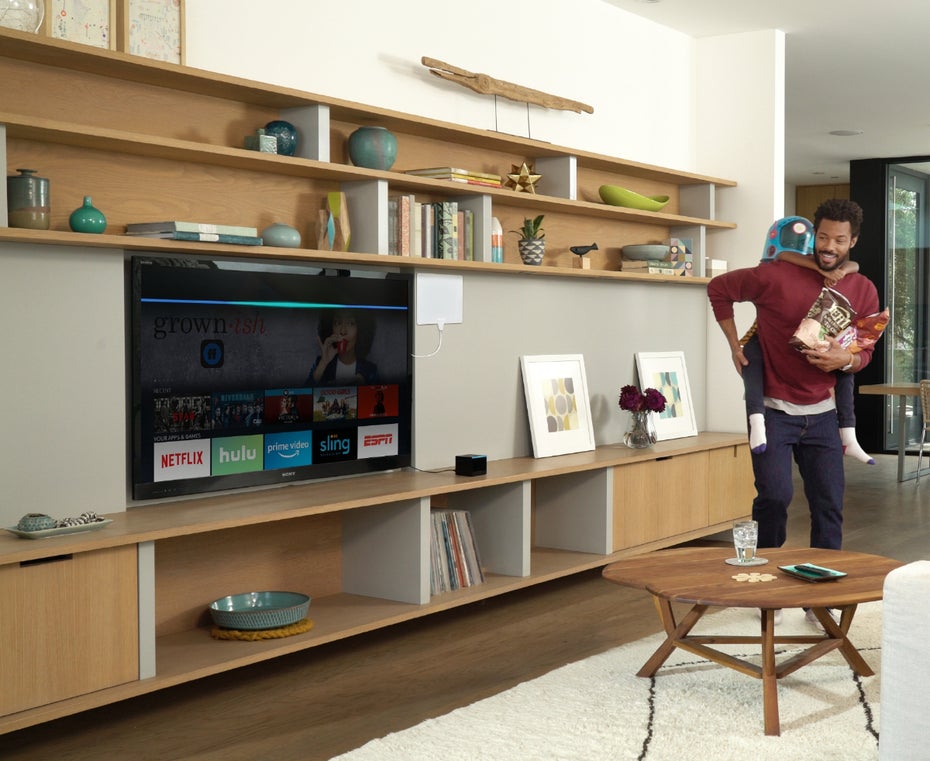 Mit dem Fire TV Cube macht Amazon den Echo Dot und Fire TV überflüssig. (Bild: Amazon)