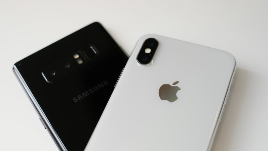Samsung hatte 2021 gegenüber iPhone die Nase vorn. (Foto: Shutterstock) Samsung hatte 2021 gegenüber iPhone die Nase vorn. (Foto: Shutterstock)