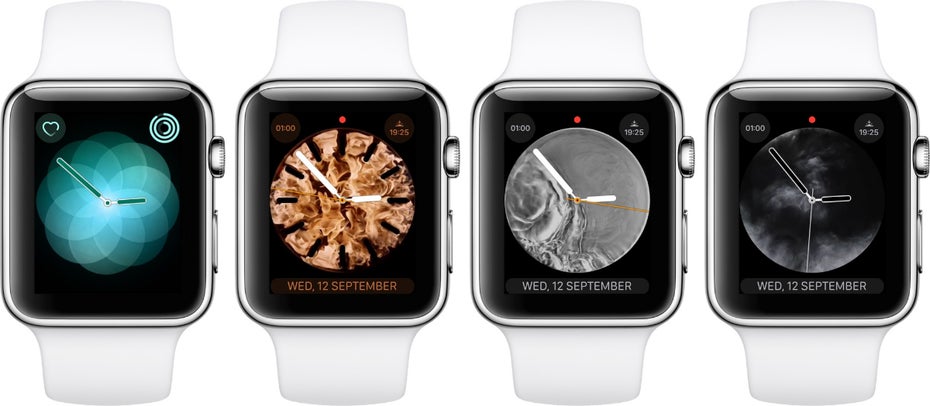 Neue Watchfaces für die Apple Watch Series 4. (Bild: Apple)