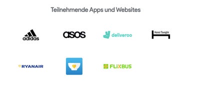 Diese Websites und Apps unterstützen Google Pay. (Screenshot: Google)