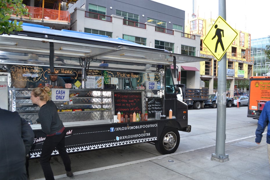 Food-Truck auf dem Amazon Campus. (Foto: t3n.de/Jochen G. Fuchs)