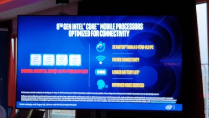 Neue Intel Core-Prozessoren der 8. Generation. (Foto: t3n.de)