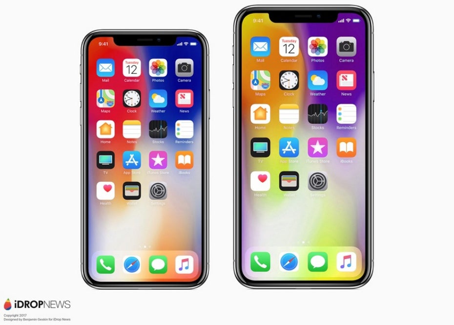 iPhone Xs und Xs Max Renderbild. (Bild: iDrop News)