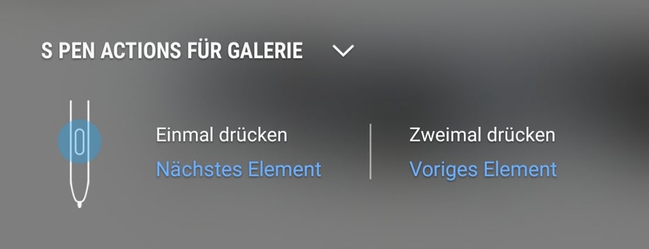 Der S Pen kann als Fernbedienung eingesetzt werden. (Screenshot: t3n.de)