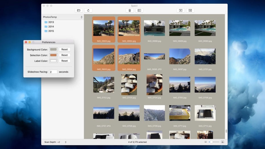 Spect ist der Finder für Fotos auf dem Mac Spect ist der Finder für Fotos auf dem Mac