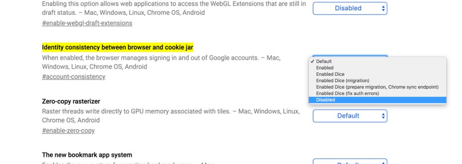 Immerhin: Die Änderungen könnt ihr in Chrome deaktivieren. (Screenshot: Chrome / t3n.de)