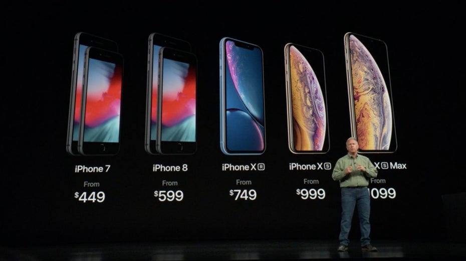 Die 2018er iPhone-Familie. (Bild: Apple)