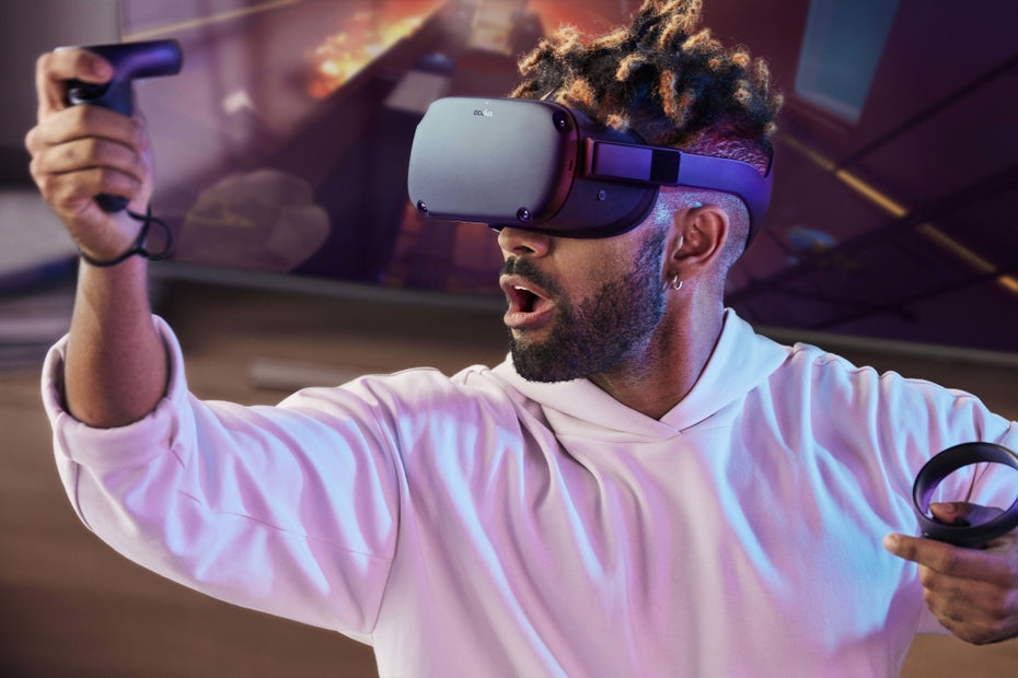 Facebooks Oculus Quest ist eine Standalone-VR-Brille. (Foto: Facebook)