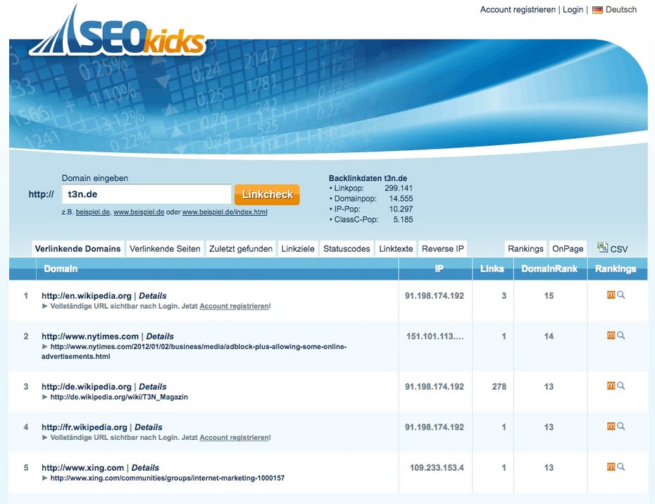 SEO Kicks Linktool