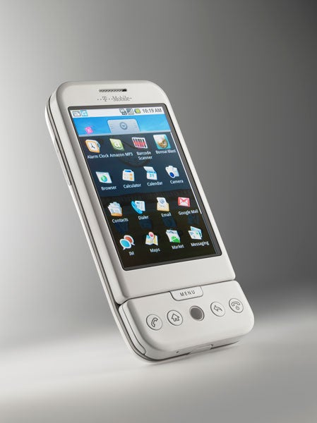 Das T-Mobile G1 war das erste Android-Smartphone. (Bild: T-Mobile)