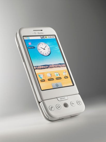 Das T-Mobile G1 war das erste Android-Smartphone. (Bild: T-Mobile)