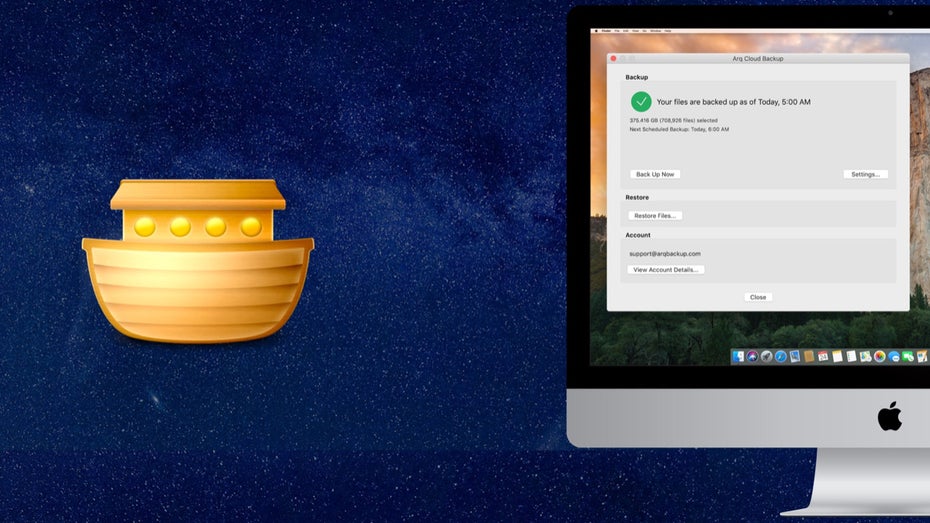 Arq: Beliebte Backup-App bietet jetzt auch eigenen Cloud-Speicher an