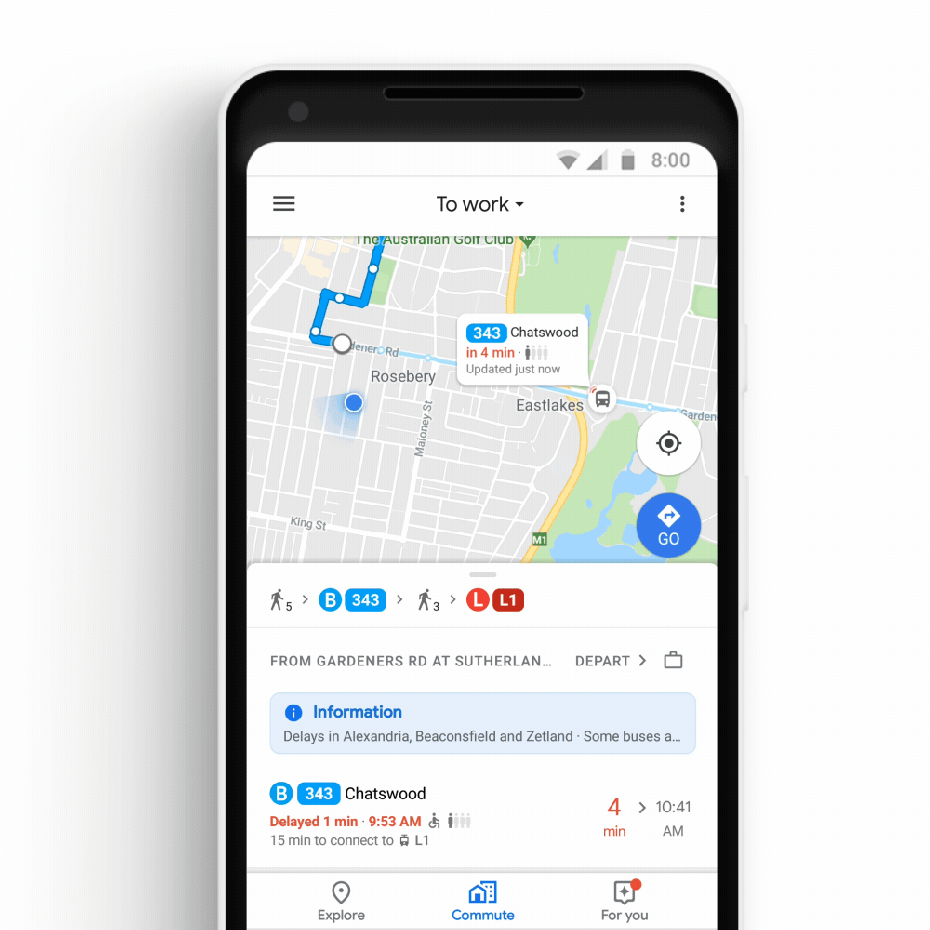 Künftig soll in Google Maps nicht nicht nur angezeigt werden, wann der Bus eintrifft, sondern auch wie voll er ist. (Bild: Google)
