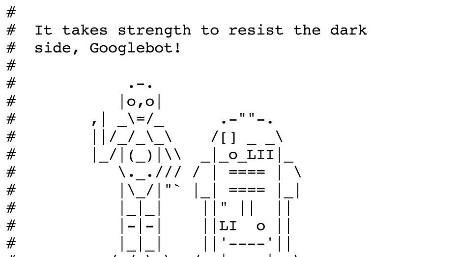 Witzige robots.txt bei dem SEO-Tool-Anbieter Sistrix. (Screenshot: sistrix.de / t3n)