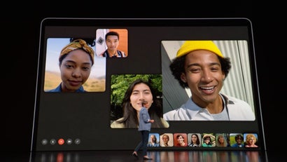 Die Webcam sitzt weiterhin oberhalb des Displays. (Screenshot: t3n.de; Apple)