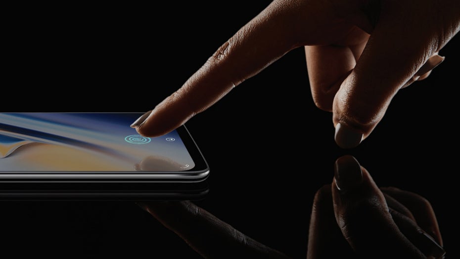 Fingerabdrucksensor beim Oneplus 6T. (Bild Oneplus) Fingerabdruck statt Passwort – Android bekommt Fido-2-Support