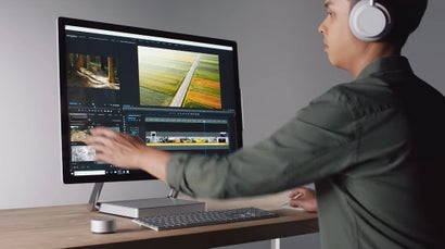Das Surface Studio 2 ist laut microsoft das schnellste Surface ‘ever‘. (Screenshot: Microsoft)