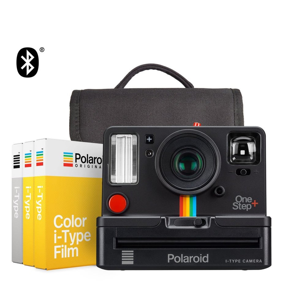 Sofortbildkamera trifft auf Bluetooth: die Polaroid OneStep+. (Foto: Polaroid Originals)