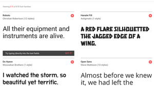 Qualität statt Quantität: Die 50 schönsten Google-Fonts