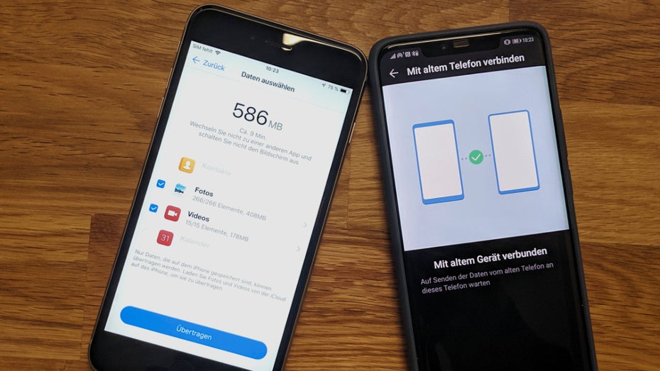 Datenmigration vom alten aufs neue Huawei-Phone im Handumdrehen: Phone Clone hilft dabei. (Foto: t3n.de)
