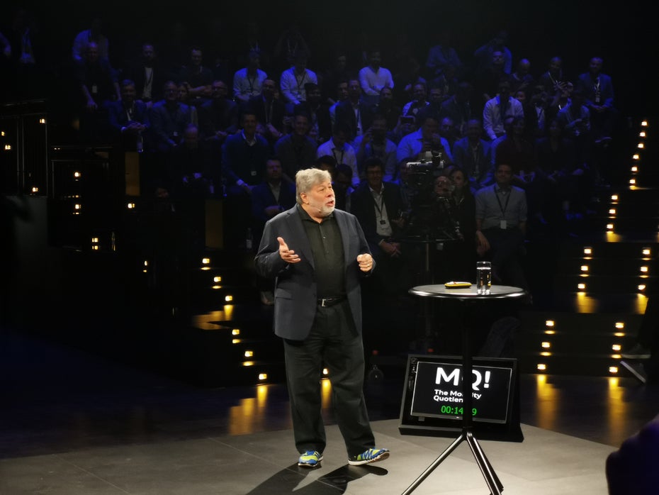 Steve Wozniak hielt auf der MQ-Summit von Audi die Keynote. (Foto: t3n.de)