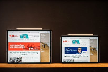 Links: iPad Pro 12.9 Zoll. Rechts: iPad Pro 11 Zoll. (Foto: t3n.de)