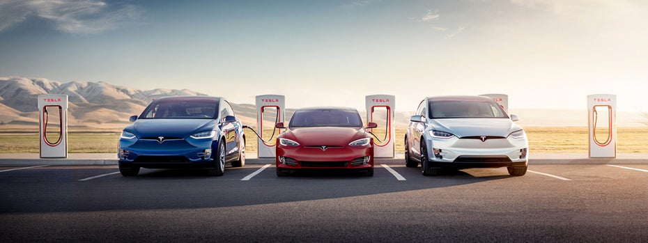 An den Supercharger-Stationen in Europa können Tesla-Fahrer bald auch mit CCSStecker laden. (Foto: Tesla)