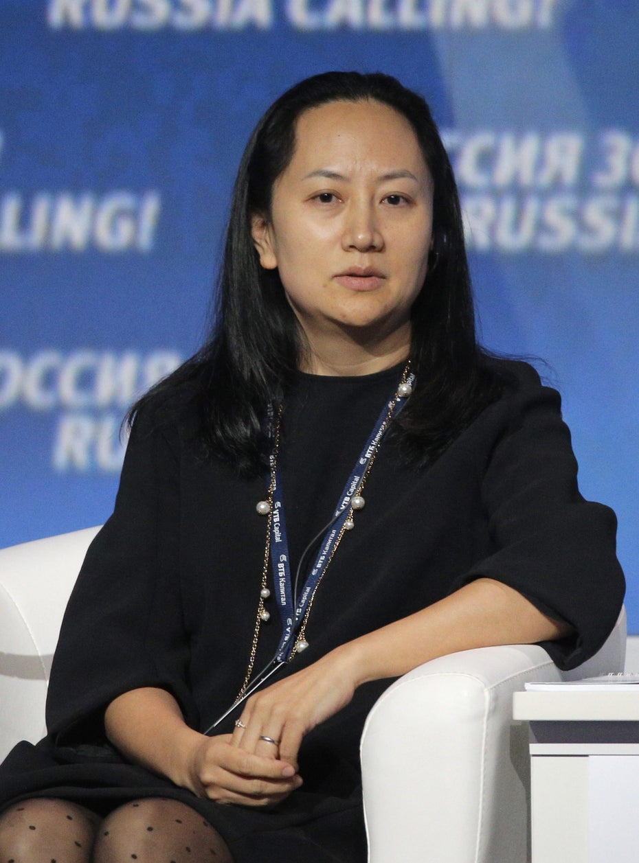 epa04427863 Meng Wanzhou, Executive Board Director, Huawei, attends the VTB Capital's 'RUSSIA CALLING' Investment forum in Moscow, Russia, 02 October 2014. The forum according to VTB Capital is designed to promote portfolio and strategic investment into Russia's economy and facilitate effective interaction between Russian business leaders and international investors. EPA/MAXIM SHIPENKOV |