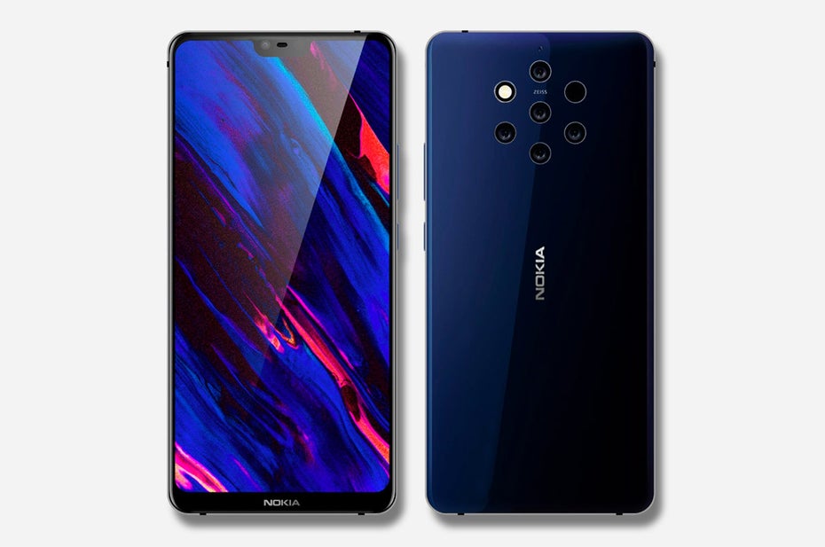 Ein Nokia 9 wird wohl erst 2019 erscheinen. (Renderbild: <a href="https://twitter.com/VenyaGeskin1/status/1037797173327540228">Ben Geskin</a>) 