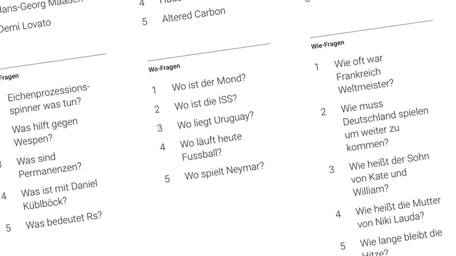 Google-Jahresrückblick: Diese Themen beschäftigten Deutschland 2018