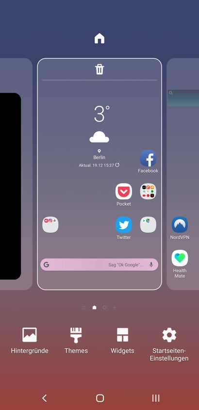 So sieht Samsungs Android 9 mit der neuen One UI aus. (Screenshot: t3n.de)