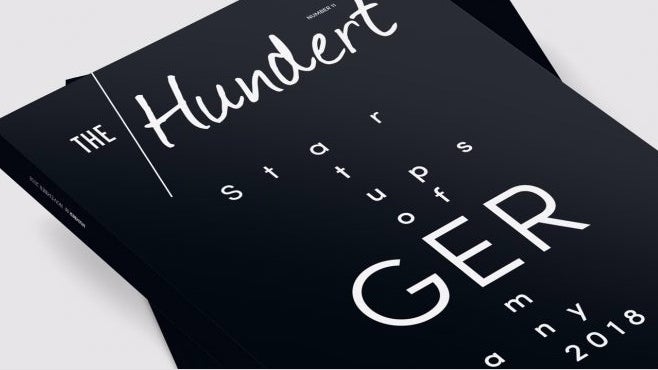 The Hundert – das sind die 100 innovativsten Startups in Deutschland