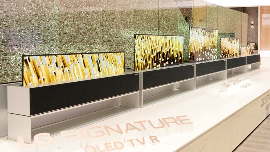 Weltweit erster OLED-Fernseher mit einrollbarem Bildschirm vorgestellt