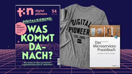 t3n Abo und das dpunkt-Fachbuch „Das Microservices-Praxisbuch“ gratis dazu