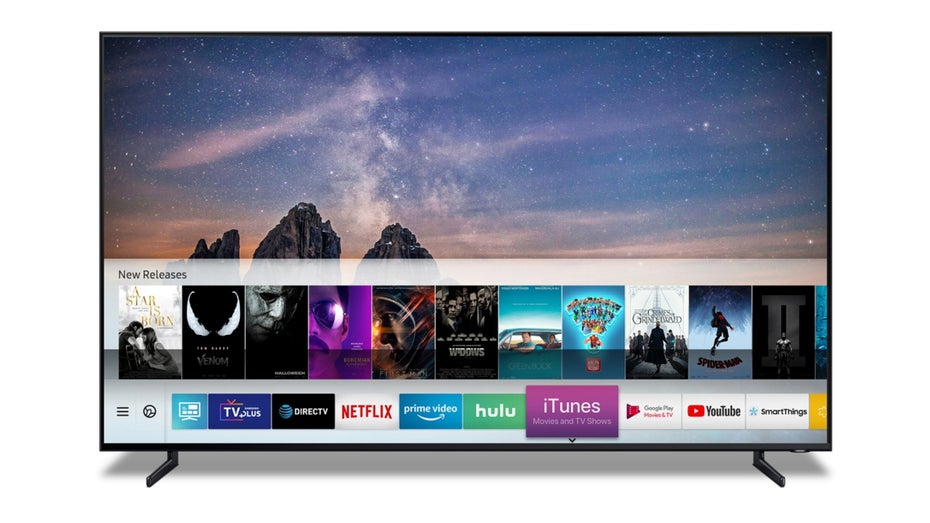 Smart-TV von Samsung mit Apple iTunes-App. (Bild: Samsung)