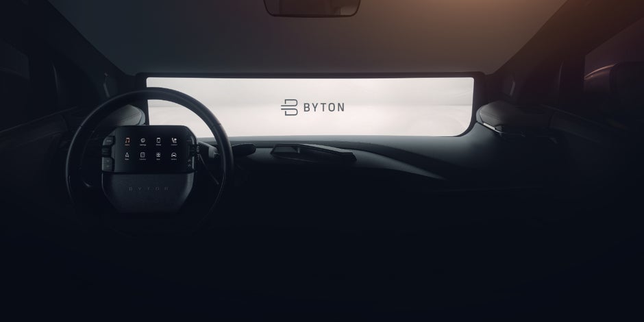 Das Auto-Startup Byton will auf der CES 2019 die die neuesten Fortschritte des ersten Serienautos zeigen. (Bild: Byton)