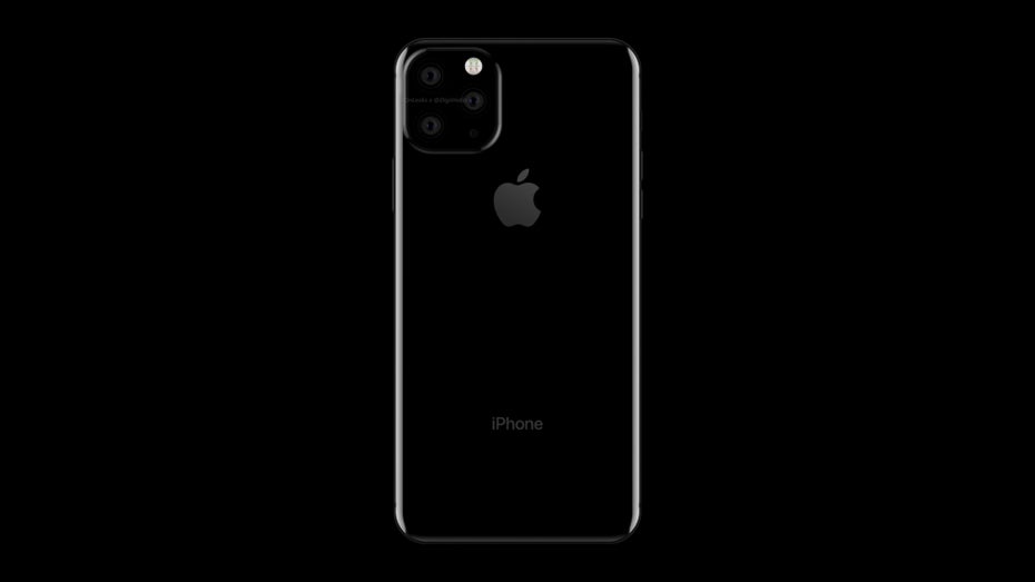 So könnte das iPhone XI Max von hinten aussehen. (Renderbild: Onleaks)