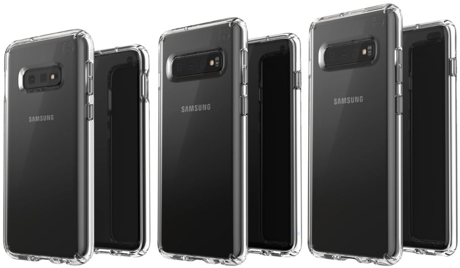 Diese drei Modelle des Samsung Galaxy S10 sollen am 20. Februar enthüllt werden. (Bild: Evleaks)