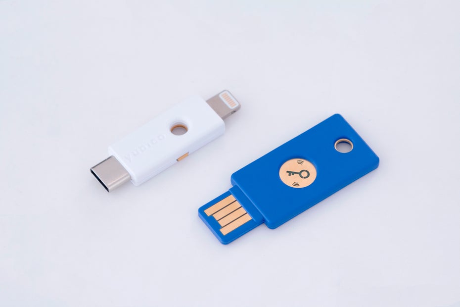 Die neuen Yubikeys von Yubico. (Bild: Yubico)