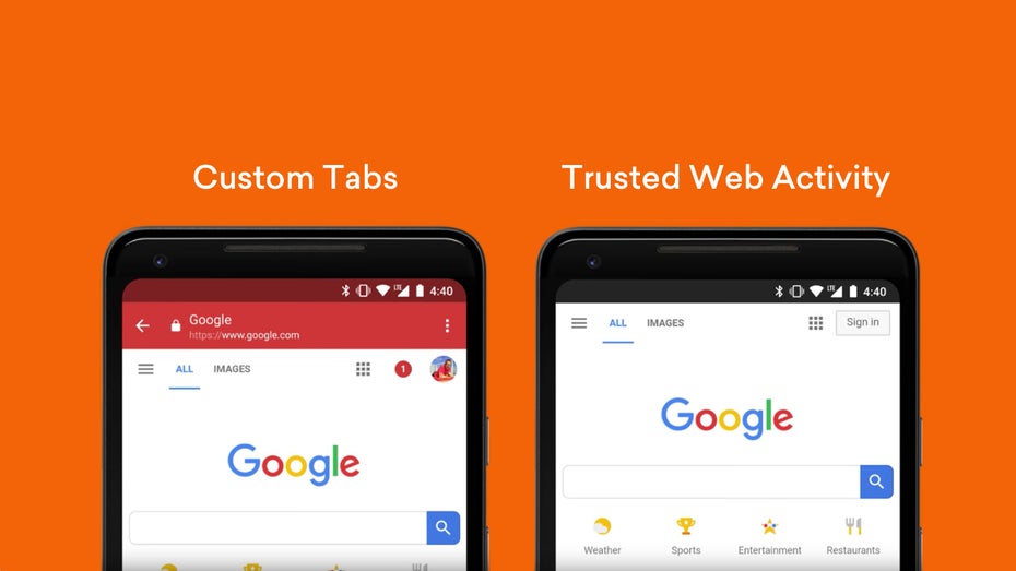 Was ist eigentlich eine Trusted-Web-Activity? Was ist eigentlich eine Trusted-Web-Activity?