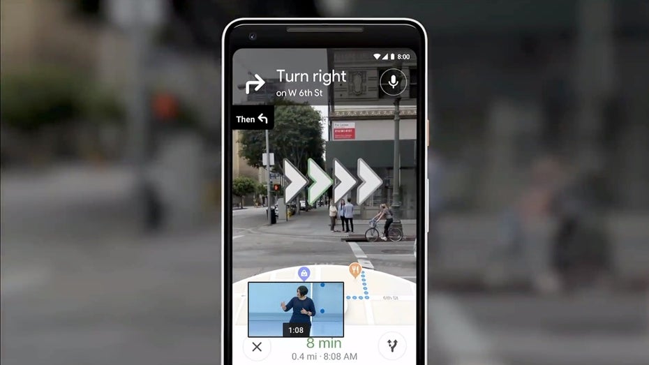 Google Maps: AR-Navigation für Fußgänger kommt bei ersten Nutzern an