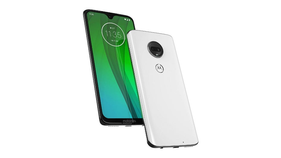 Das Motorola Moto /G7 im weiß. (Bild: Motorola)