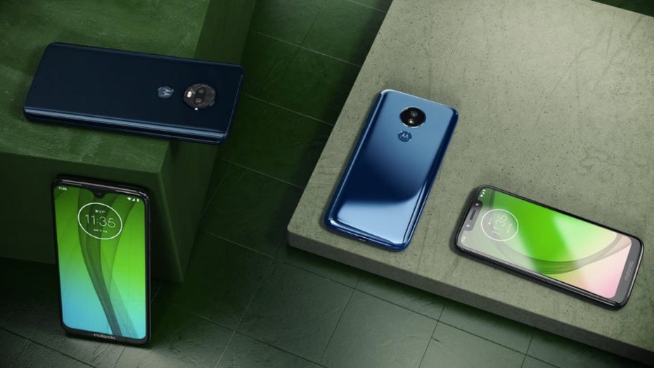 Moto G7: Motorolas neue Mittelklasse kommt in vier Geschmacksrichtungen mit bis zu 5.000-mAh-Akku