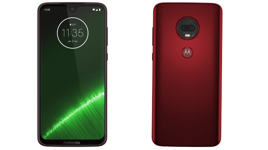 Das Moto G7 kommt unter anderem in rot. (Bild: Motorola)