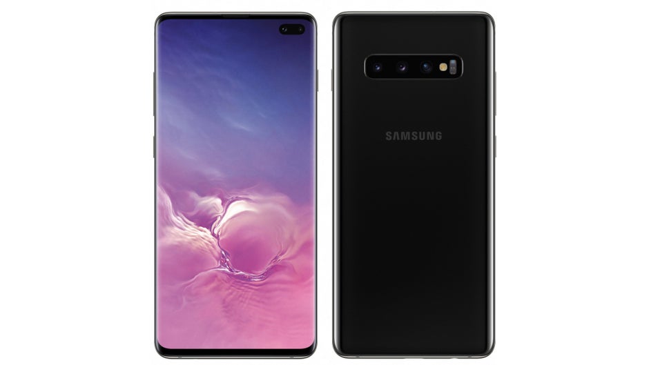 Samsung Galaxy S10 Plus in Schwarz. (Bild: Samsung; Evleaks)