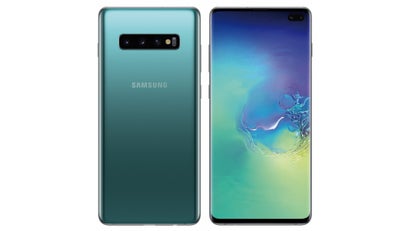 Samsung Galaxy S10 Plus in Grün. (Bild: Samsung; Evleaks)