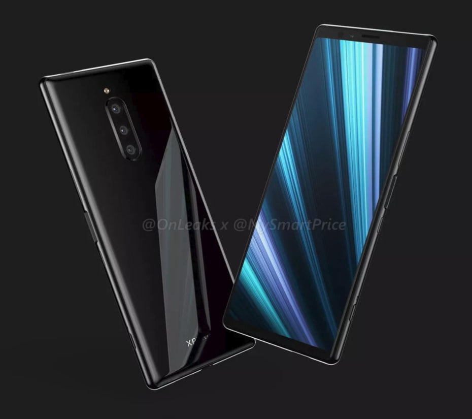 So könnte das Sony Xperia XZ4 aussehen. (Renderbild: Onleaks)